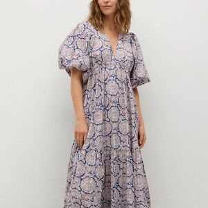 CHUFY x Mango Printed Maxi Dress. Worn once. Excellent condition.